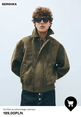 Bershka - gazetka promocyjna Męskie kurtki przejściowe od wtorku 13.10  - strona 4