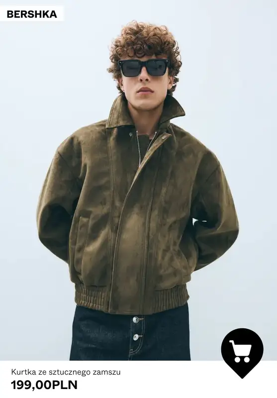 Bershka - gazetka promocyjna Męskie kurtki przejściowe od wtorku 13.10  - strona 4