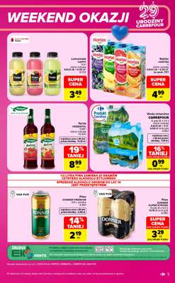Carrefour - gazetka promocyjna W sumie urodzinowy weekend okazji od czwartku 15.10 do soboty 17.10 - strona 5