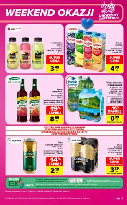 Carrefour - gazetka promocyjna W sumie urodzinowy weekend okazji od czwartku 15.10 do soboty 17.10 - strona 5
