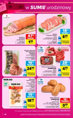 Carrefour - gazetka promocyjna W sumie urodzinowy weekend okazji od czwartku 15.10 do soboty 17.10 - strona 2