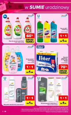 Carrefour - gazetka promocyjna W sumie urodzinowy weekend okazji od czwartku 15.10 do soboty 17.10 - strona 6