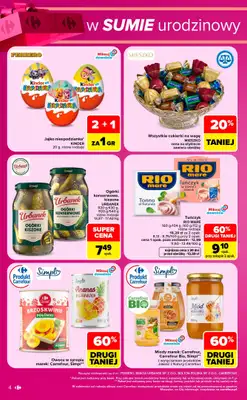 Carrefour Market - gazetka promocyjna W sumie urodzinowy weekend okazji od czwartku 15.10 do soboty 17.10 - strona 4