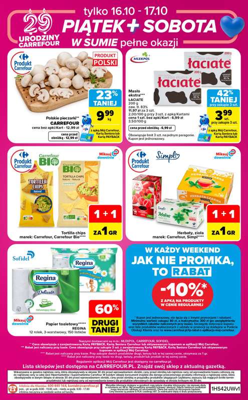 Carrefour Market - gazetka promocyjna W sumie urodzinowy weekend okazji od czwartku 15.10 do soboty 17.10 - strona 8