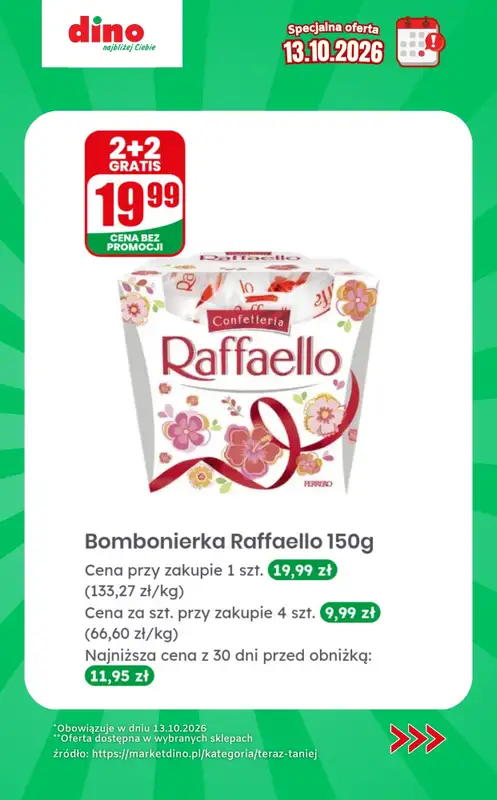 Dino - gazetka promocyjna Specjalna oferta na 13.10.2026 - promocje spoza gazetki od wtorku 13.10 do wtorku 13.10 - strona 2