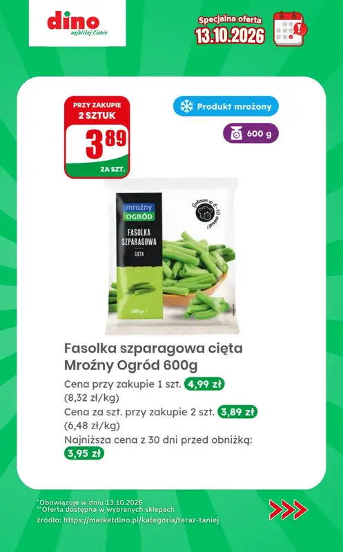 Dino - gazetka promocyjna Specjalna oferta na 13.10.2026 - promocje spoza gazetki od wtorku 13.10 do wtorku 13.10 - strona 8