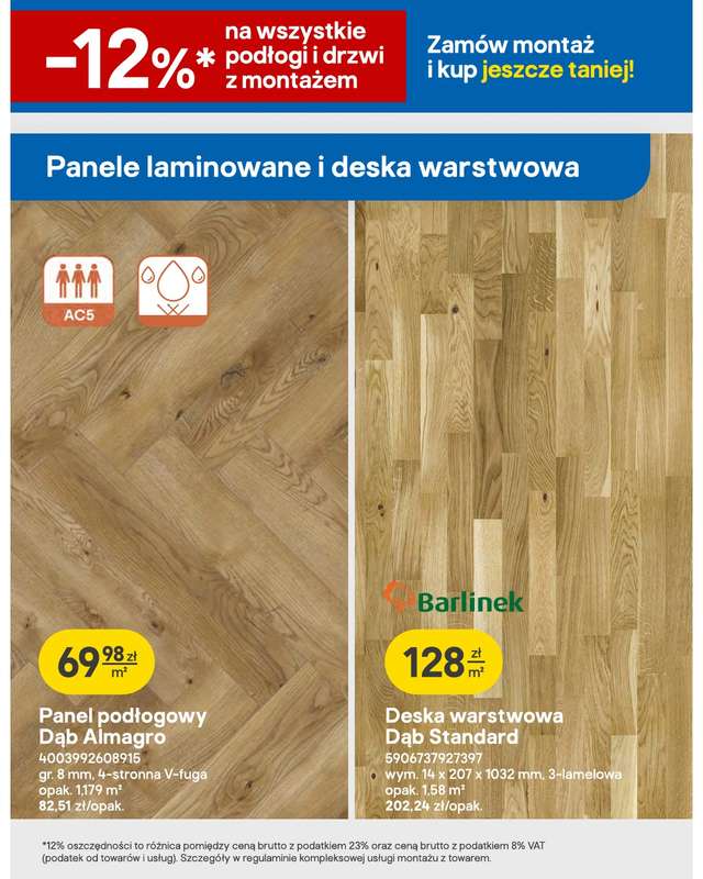 Castorama - gazetka promocyjna Drzwi i podłogi od środy 14.10 do środy 21.10 - strona 9