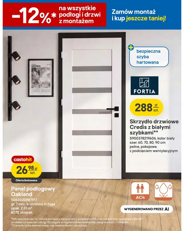Castorama - gazetka promocyjna Drzwi i podłogi od środy 14.10 do środy 21.10 - strona 4
