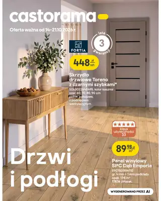 Castorama - gazetka promocyjna Drzwi i podłogi od środy 14.10 do środy 21.10