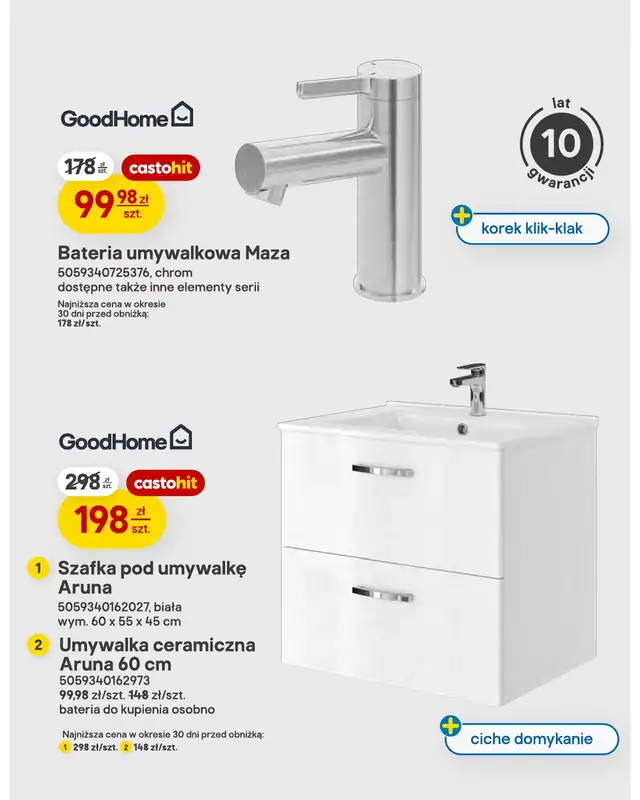 Castorama - gazetka promocyjna Salon, łazienka, kuchnia od środy 14.10 do środy 21.10 - strona 11