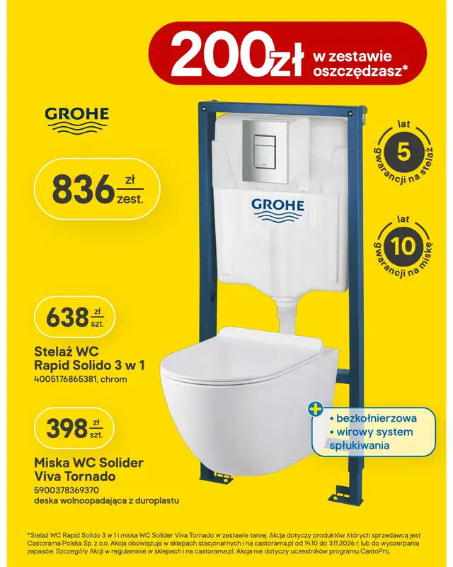 Castorama - gazetka promocyjna Salon, łazienka, kuchnia od środy 14.10 do środy 21.10 - strona 9