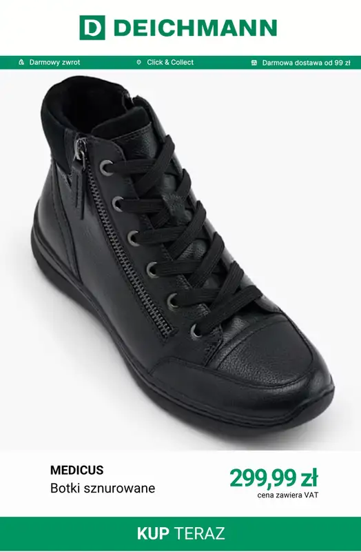 Deichmann - gazetka promocyjna Botki zimowe od środy 14.10  - strona 4