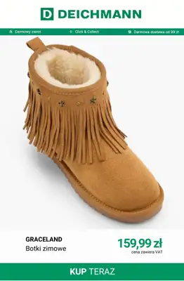 Deichmann - gazetka promocyjna Botki zimowe od środy 14.10  - strona 9