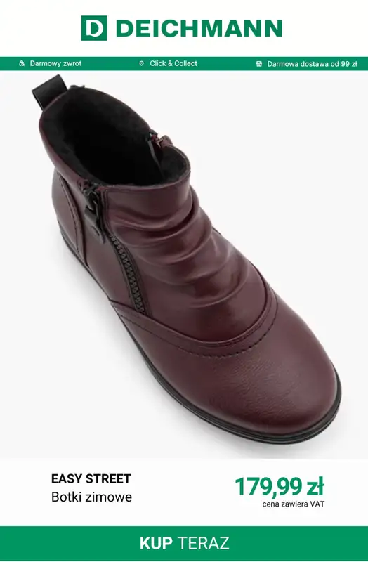 Deichmann - gazetka promocyjna Botki zimowe od środy 14.10  - strona 11