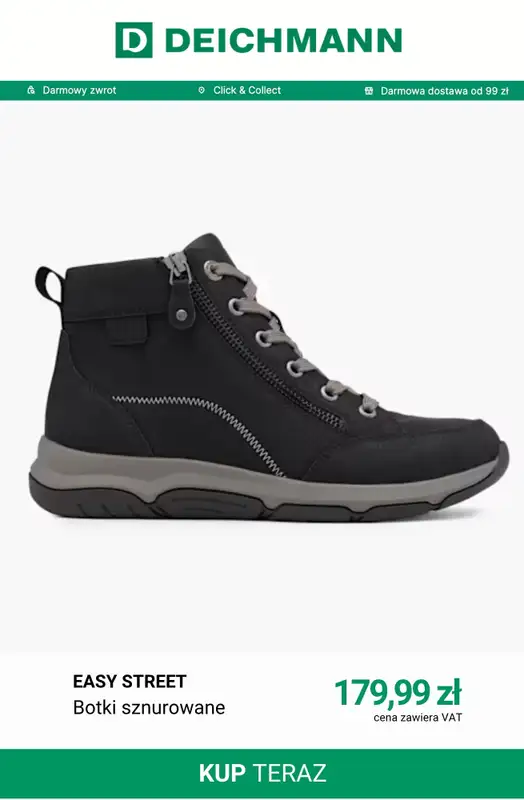 Deichmann - gazetka promocyjna Botki zimowe od środy 14.10  - strona 10