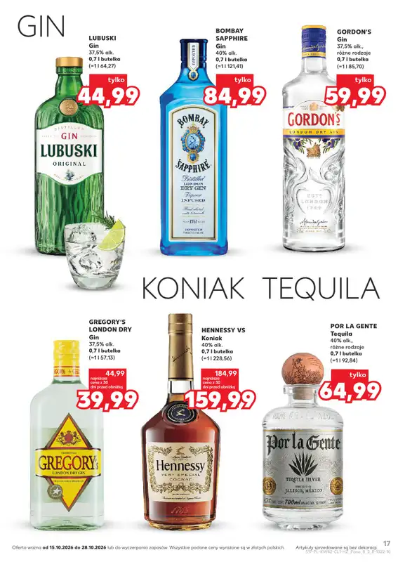 Kaufland - gazetka promocyjna Barek Kauflandu od czwartku 15.10 do środy 28.10 - strona 17