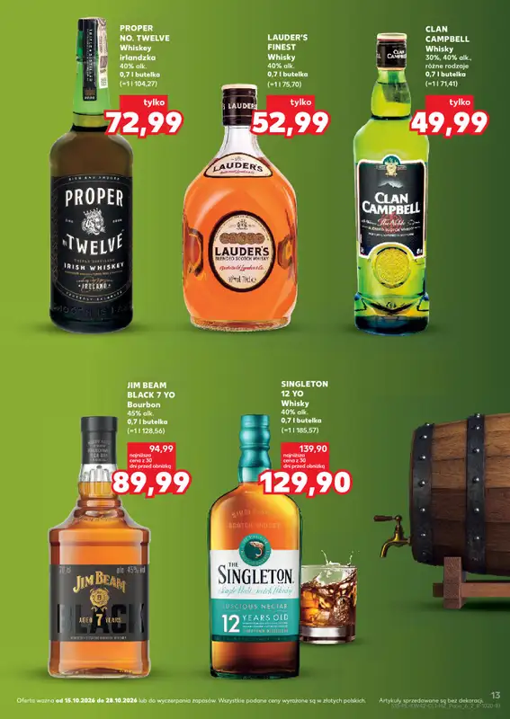 Kaufland - gazetka promocyjna Barek Kauflandu od czwartku 15.10 do środy 28.10 - strona 13