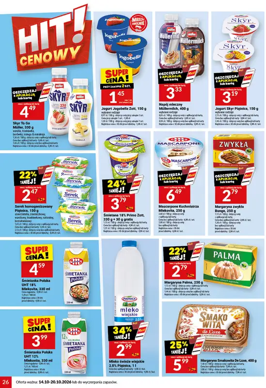 Twój Market - gazetka promocyjna Gazetka od środy 14.10 do wtorku 20.10 - strona 26