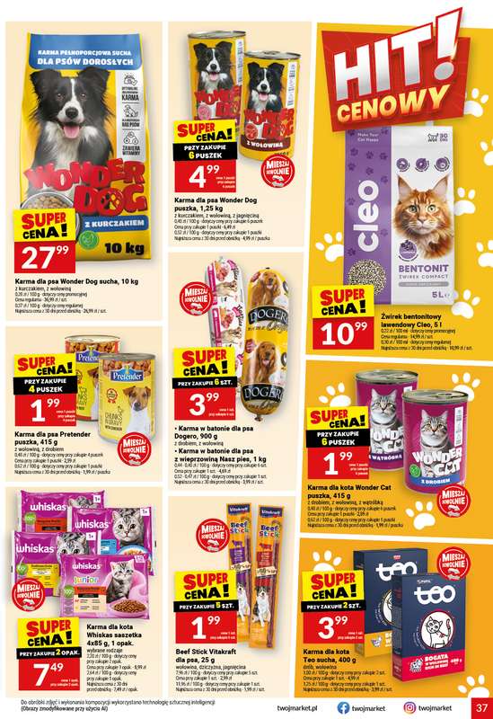 Twój Market - gazetka promocyjna Gazetka od środy 14.10 do wtorku 20.10 - strona 37