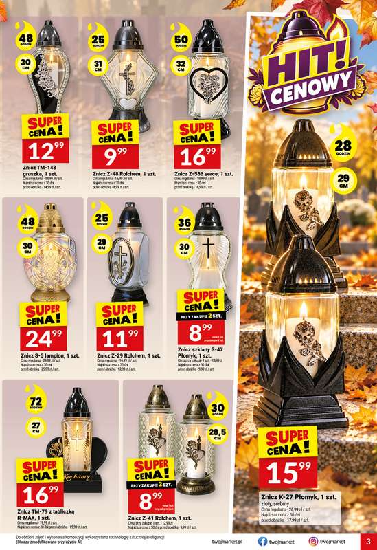 Twój Market - gazetka promocyjna Gazetka od środy 14.10 do wtorku 20.10 - strona 3