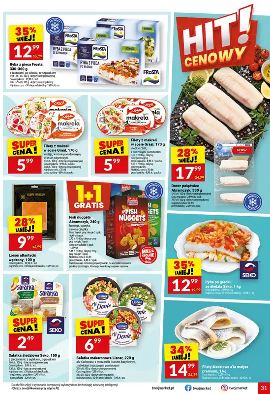 Twój Market - gazetka promocyjna Gazetka od środy 14.10 do wtorku 20.10 - strona 31