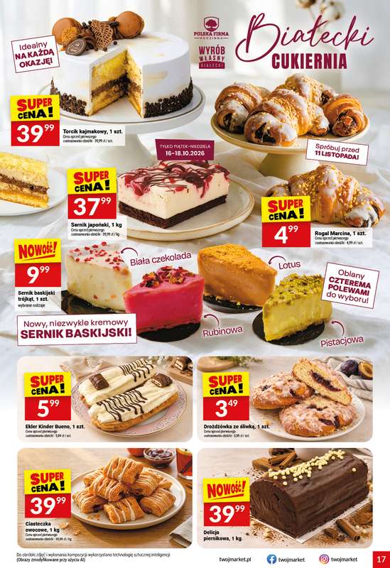 Twój Market - gazetka promocyjna Gazetka od środy 14.10 do wtorku 20.10 - strona 17