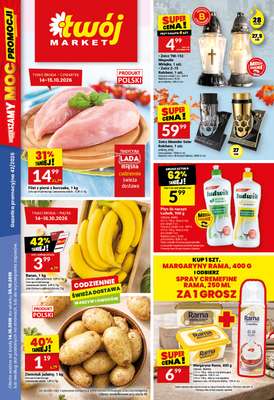 Twój Market - gazetka promocyjna Gazetka od środy 14.10 do wtorku 20.10