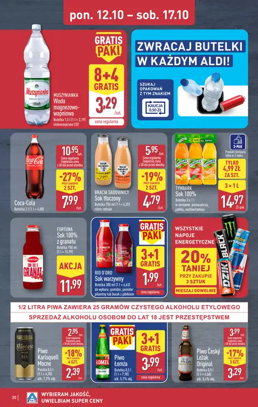 Aldi - gazetka promocyjna Pełny katalog! od poniedziałku 12.10 do soboty 17.10 - strona 30