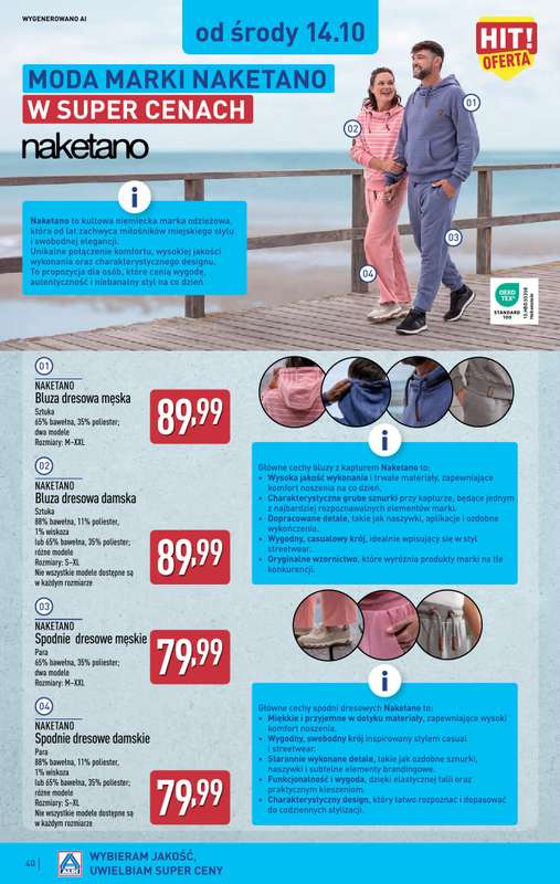 Aldi - gazetka promocyjna Pełny katalog! od poniedziałku 12.10 do soboty 17.10 - strona 40