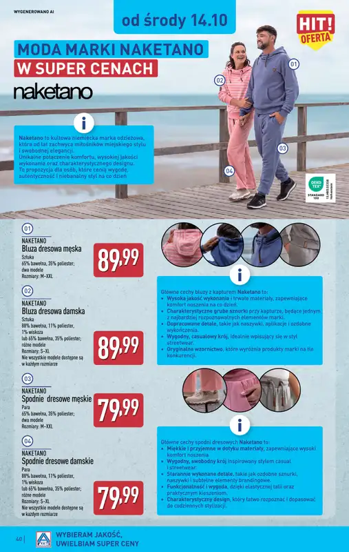 Aldi - gazetka promocyjna Pełny katalog! od poniedziałku 12.10 do soboty 17.10 - strona 40
