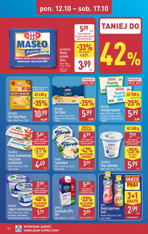 Aldi - gazetka promocyjna Pełny katalog! od poniedziałku 12.10 do soboty 17.10 - strona 18