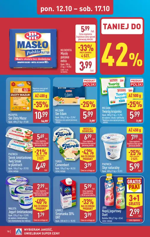 Aldi - gazetka promocyjna Pełny katalog! od poniedziałku 12.10 do soboty 17.10 - strona 18