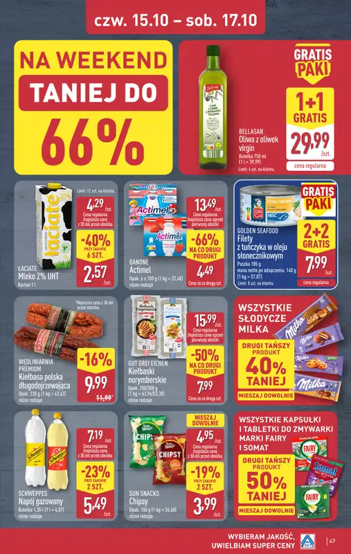 Aldi - gazetka promocyjna Pełny katalog! od poniedziałku 12.10 do soboty 17.10 - strona 47