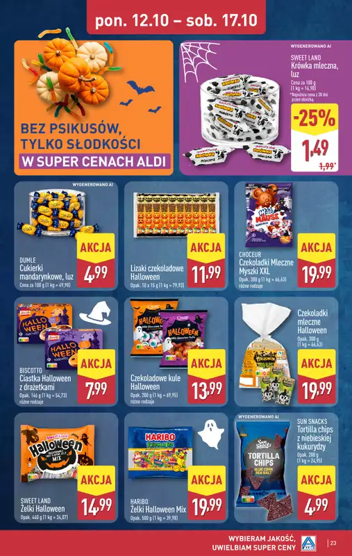 Aldi - gazetka promocyjna Pełny katalog! od poniedziałku 12.10 do soboty 17.10 - strona 23
