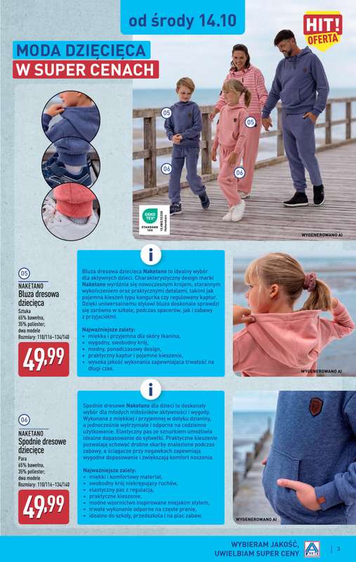 Aldi - gazetka promocyjna Aldi ma to coś! od środy 14.10 do soboty 17.10 - strona 3