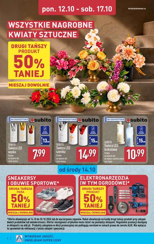 Aldi - gazetka promocyjna Aldi ma to coś! od środy 14.10 do soboty 17.10 - strona 6