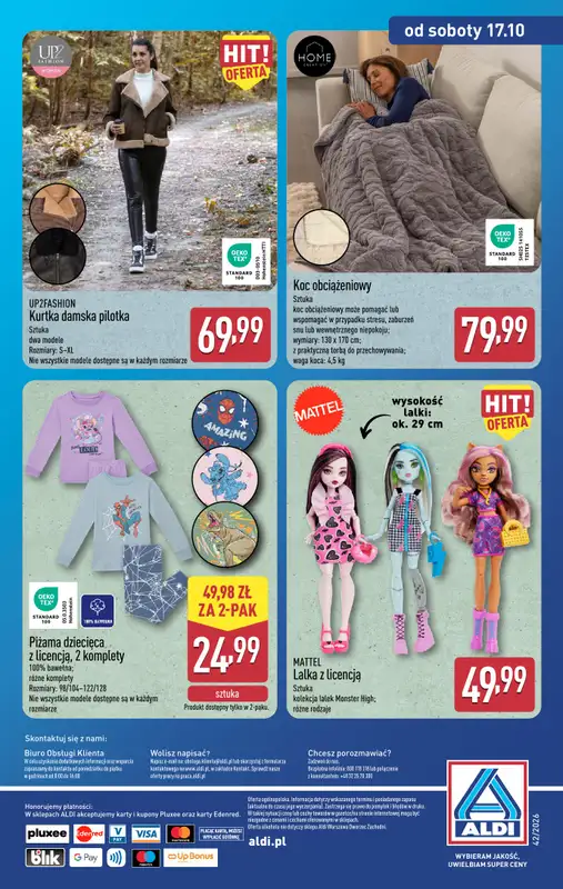 Aldi - gazetka promocyjna Aldi ma to coś! od środy 14.10 do soboty 17.10 - strona 16