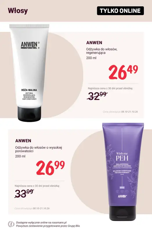 Rossmann - gazetka promocyjna Promocje TYLKO ONLINE od wtorku 13.10 do środy 21.10 - strona 10