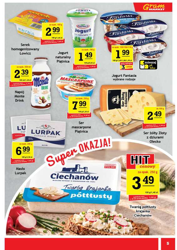 Gram Market - gazetka promocyjna Gazetka od środy 07.10 do wtorku 13.10 - strona 5