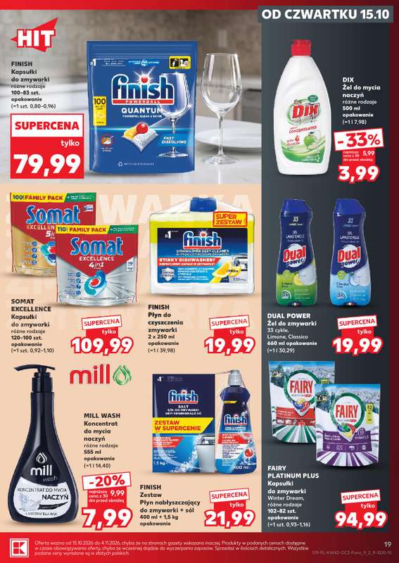 Kaufland - gazetka promocyjna Oferta Kaufland - drogeria od czwartku 15.10 do środy 04.11 - strona 19