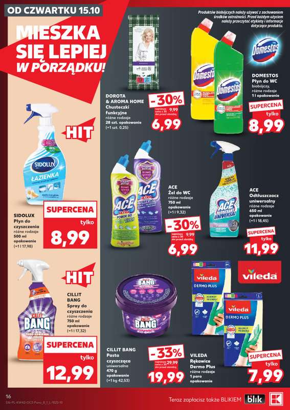 Kaufland - gazetka promocyjna Oferta Kaufland - drogeria od czwartku 15.10 do środy 04.11 - strona 16