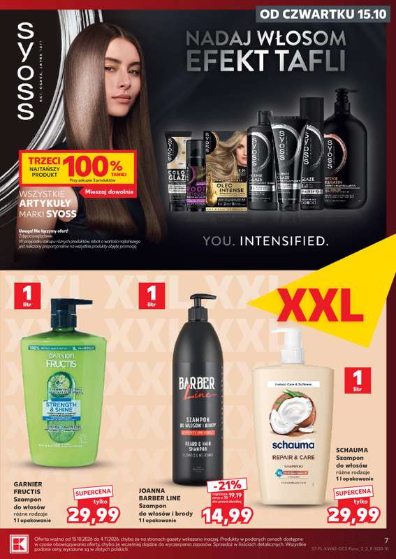 Kaufland - gazetka promocyjna Oferta Kaufland - drogeria od czwartku 15.10 do środy 04.11 - strona 7