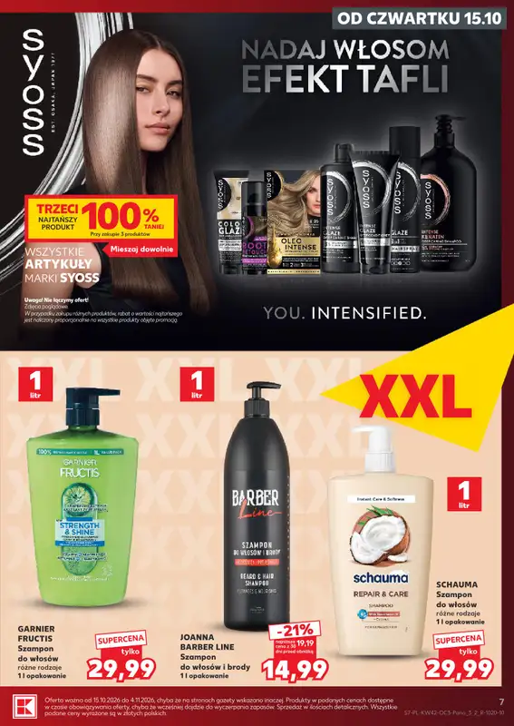 Kaufland - gazetka promocyjna Oferta Kaufland - drogeria od czwartku 15.10 do środy 04.11 - strona 7