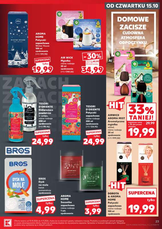 Kaufland - gazetka promocyjna Oferta Kaufland - drogeria od czwartku 15.10 do środy 04.11 - strona 23