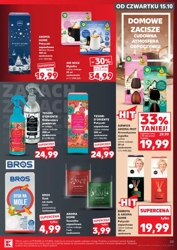 Kaufland - gazetka promocyjna Oferta Kaufland - drogeria od czwartku 15.10 do środy 04.11 - strona 23