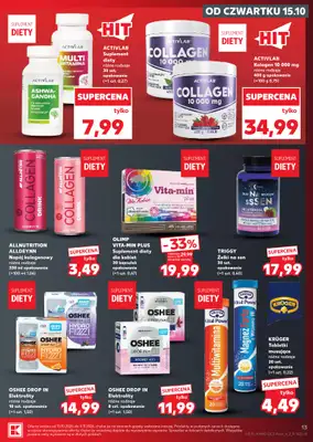 Kaufland - gazetka promocyjna Oferta Kaufland - drogeria od czwartku 15.10 do środy 04.11 - strona 13