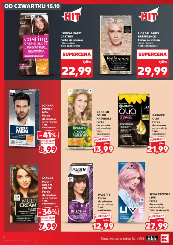 Kaufland - gazetka promocyjna Oferta Kaufland - drogeria od czwartku 15.10 do środy 04.11 - strona 8