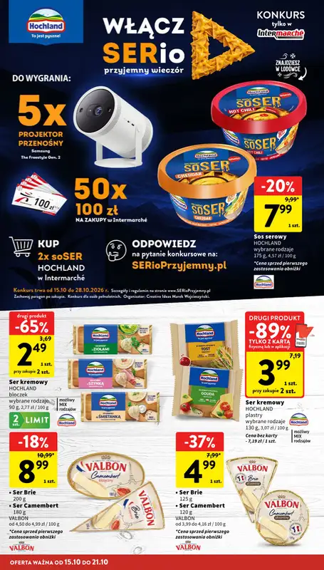 Intermarche - gazetka promocyjna Gazetka od czwartku 15.10 do środy 21.10 - strona 22