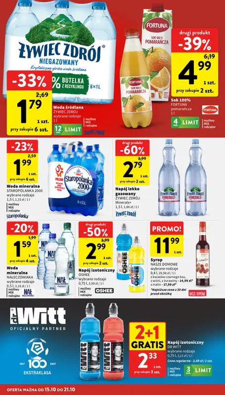 Intermarche - gazetka promocyjna Gazetka od czwartku 15.10 do środy 21.10 - strona 30