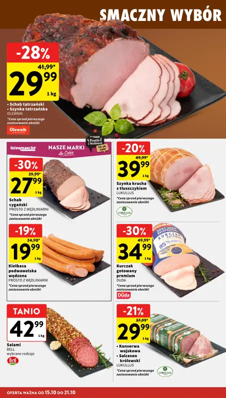 Intermarche - gazetka promocyjna Gazetka od czwartku 15.10 do środy 21.10 - strona 14